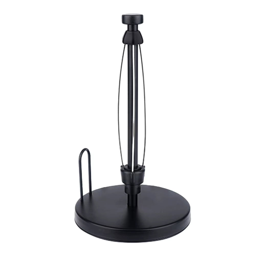 Stainless Steel Paper Towel Holder with Ratchet Mechanism Paper Towel Dispenser with Weighted Base Anti-Slip Kitchen Organizer