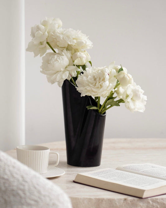 Nordic Style Handmade Ceramic Twins Vase