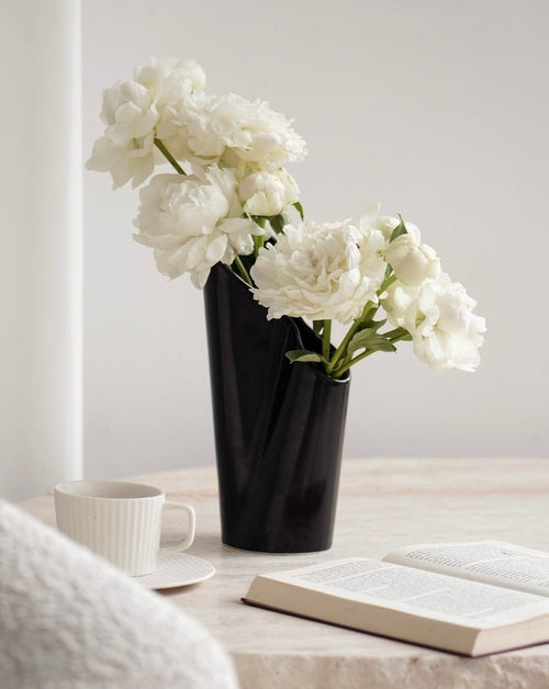 Nordic Style Handmade Ceramic Twins Vase