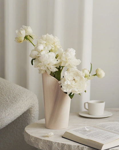 Nordic Style Handmade Ceramic Twins Vase