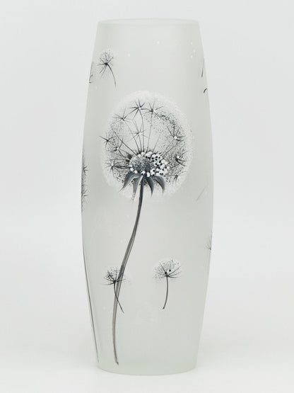 Hand-Painted Glass Flower Vase