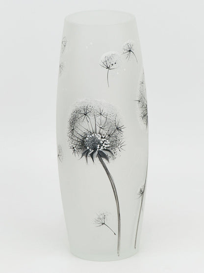 Hand-Painted Glass Flower Vase