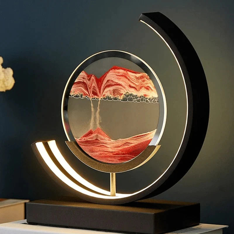 LED Moving Sand Table Lamp