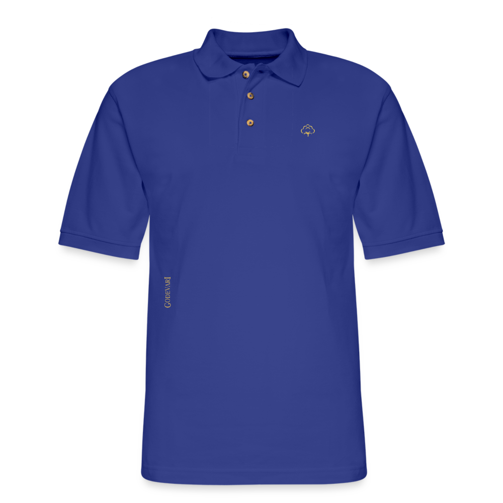 Men's Pique Polo Shirt - royal blue