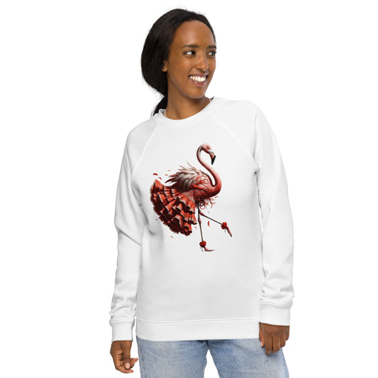 Unisex Organic Flamingo Sweatshirt
